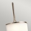 Minimalistyczny Elegancki kinkiet Mona Kichler KL-MONA-S-CLP Klasyczny pewter